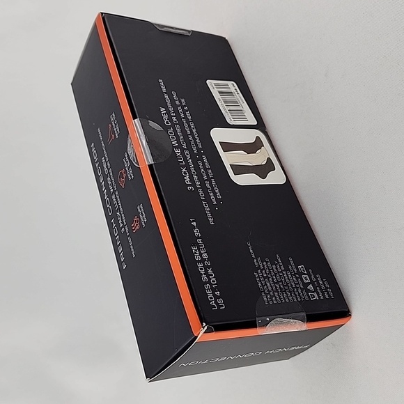 French Connection 3 Pack Luxe Wool Crew Socks Wool Blend  Women's Shoe Size 4-10 - Picture 7 of 9